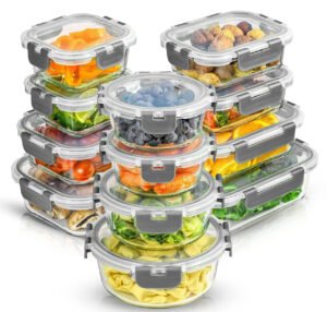 JoyJolt Glass Food Storage