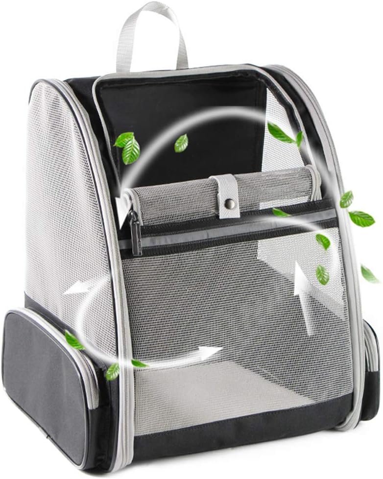 Texsens Bubble Backpack pet carrier black