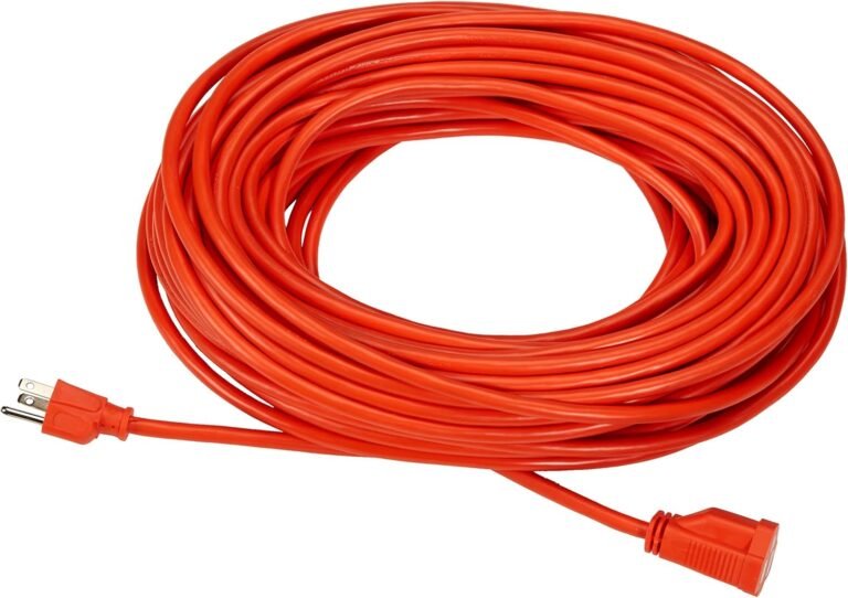 Amazon Basics Extension Cord 100ft orange coil