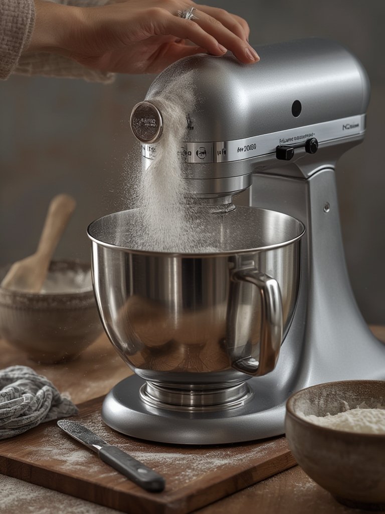 smart stand mixer with scale - Illustration 2